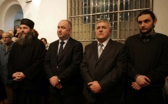 7. фебруар 2013. године Потпредседник Поповић на отварању изложбе Моје Јадовно (фото ФОНЕТ)